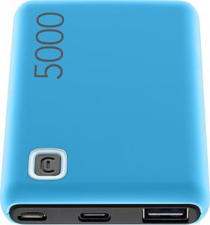 Powerbanka Cellularline Essence 5000 mAh, modrá