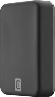 Powerbanka Cellularline MAG 10000 s bezdrátovým nabíjením a podporou Magsafe, 10000 mAh, černá