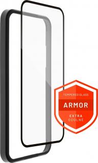 Prémiové ochranné tvrzené sklo FIXED Armor s aplikátorem pro Apple iPhone 14 Pro, černé