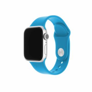 Set silikonových řemínků FIXED Silicone Strap pro Apple Watch 42/44/45/49mm, sytě modrý