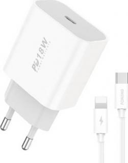 Síťová nabíječka Foneng EU23 18W + kabel USB-C na Lightning pro iPhone