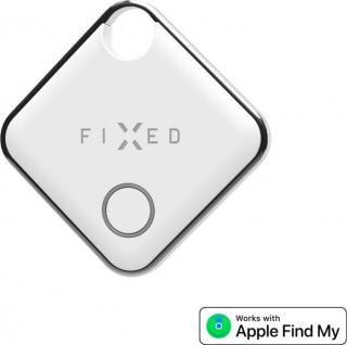 Smart tracker FIXED Tag s podporou Find My, bílý