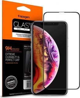 Spigen Glass FC HD, black - iPhone 11/XR