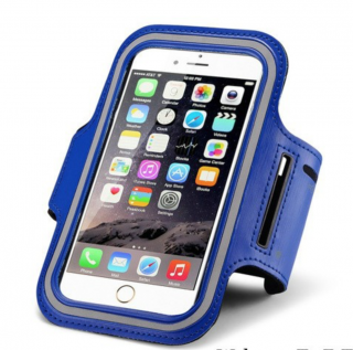 Sportovní pouzdro (Armband) pro iPhone 6/6S/7/8 Barva: Modrý