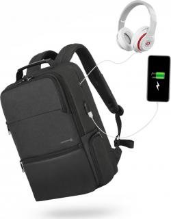 SWISSTEN LAPTOP BACKPACK 15,6  ČERNÝ