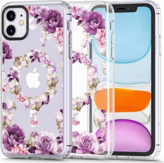 TECH-PROTECT KRYT MAGMOOD MAGSAFE IPHONE 11 ROSE FLORAL