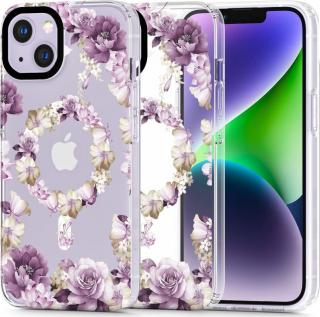 TECH-PROTECT KRYT MAGMOOD MAGSAFE IPHONE 14 ROSE FLORAL