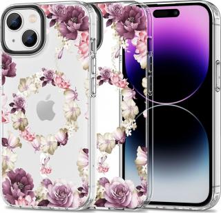 TECH-PROTECT MAGMOOD MAGSAFE IPHONE 15 ROSE FLORAL