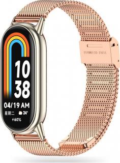 TECH-PROTECT MILANESEBAND XIAOMI SMART BAND 8 / 8 NFC ROSE GOLD