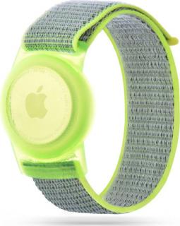 TECH-PROTECT NYLON PRO DĚTI APPLE AIRTAG LIME