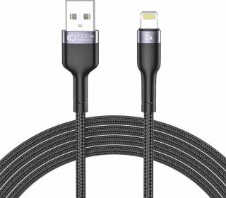 TECH-PROTECT ULTRABOOST ”2” LIGHTNING CABLE 2.4A 200CM BLACK
