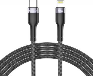 TECH-PROTECT ULTRABOOST ”2” LIGHTNING CABLE PD30W/3A 200CM BLACK