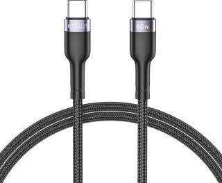 TECH-PROTECT ULTRABOOST ”2” TYPE-C CABLE PD60W/3A 100CM BLACK