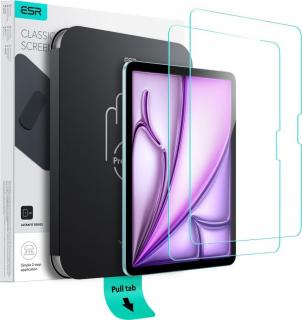 Tvrzené sklo ESR ULTRAFIT TEMPERED GLASS 2-PACK IPAD AIR 13” 1 / 2 / 2024-2025 CLEAR