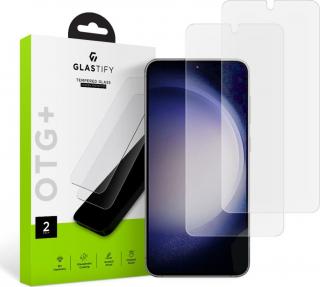 Tvrzené sklo GLASTIFY OTG+ 2-PACK GALAXY S23 CLEAR