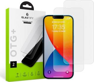 Tvrzené sklo GLASTIFY OTG+ 2-PACK IPHONE 13 PRO MAX / 14 PLUS / 15 PLUS CLEAR