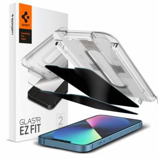 Tvrzené sklo SPIGEN GLAS.TR ”EZ FIT” 2-PACK IPHONE 13 / 13 PRO / 14 / 16E PRIVACY