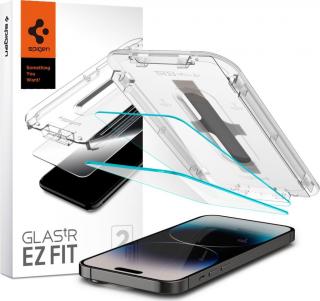 Tvrzené sklo SPIGEN GLAS.TR ”EZ FIT” 2-PACK IPHONE 14 PRO CLEAR