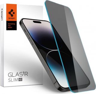 Tvrzené sklo SPIGEN GLAS.TR SLIM IPHONE 14 PRO MAX PRIVACY