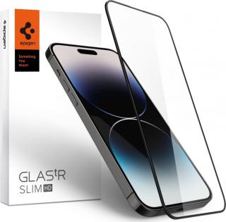 Tvrzené sklo SPIGEN GLASS FC IPHONE 14 PRO MAX BLACK