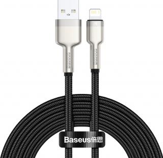 USB kabel pro Lightning Baseus Cafule, 2,4A, 2m (černý)