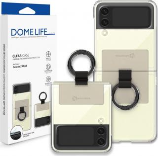 WHITESTONE CLEAR CASE RING GALAXY Z FLIP 4 BEIGE