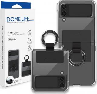 WHITESTONE CLEAR CASE RING GALAXY Z FLIP 4 BLACK