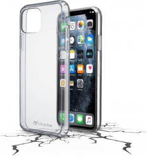Zadní čirý kryt s ochranným rámečkem Cellularline CLEAR DUO pro Apple iPhone 11 Pro Max
