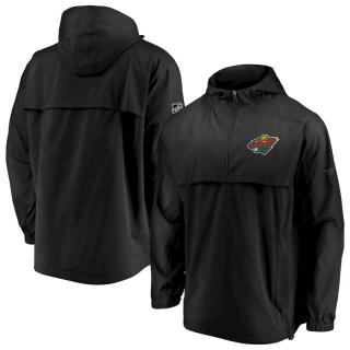 Bunda Minnesota Wild Authentic Pro Rinkside Anorak 1/4-Zip Velikost: L