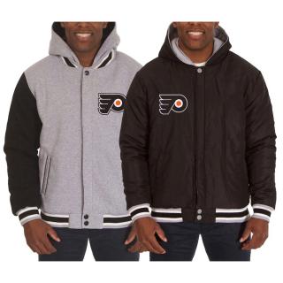 Bunda Philadelphia Flyers Oboustranná Two-Tone Reversible Fleece Hooded Velikost: M
