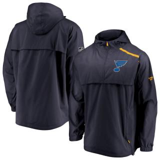 Bunda St. Louis Blues Authentic Pro Rinkside Anorak 1/4-Zip Velikost: L