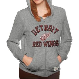 Dámská mikina Detroit Red Wings Tri-Blend Full Zip Velikost: L