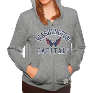 Dámská mikina Washington Capitals Tri-Blend Full Zip Velikost: L