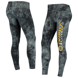 Dámské Leginy Boston Bruins Concepts Sport Black Burst Tie Dye Knit Leggings Velikost: M