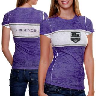 Dámské tričko - Big Stripe - Los Angeles Kings - modré Velikost: L