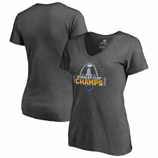 Dámské tričko St. Louis Blues 2019 Stanley Cup Champions Parade Celebration Velikost: L