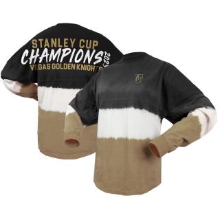 Dámské tričko Vegas Golden Knights 2023 Stanley Cup Champions Ombre Long Sleeve Velikost: L