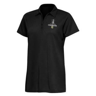 Dámské tričko Vegas Golden Knights 2023 Stanley Cup Champions Women's Black Avalon Polo Velikost: M