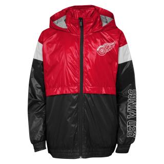 Dětská bunda Detroit Red Wings Goal Line Stance Full-Zip Windbreaker Velikost: Dětské L (11 - 12 let)