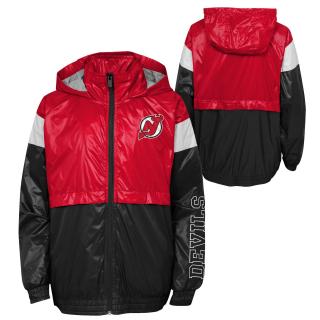 Dětská bunda New Jersey Devils Goal Line Stance Full-Zip Windbreaker Velikost: Dětské L (11 - 12 let)