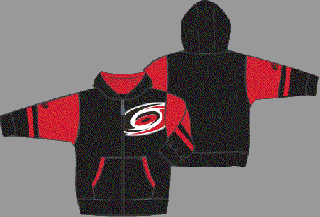 Dětská mikina Carolina Hurricanes Faceoff Colorblocked Fleece Full-Zip Velikost: Dětské L (11 - 12 let)