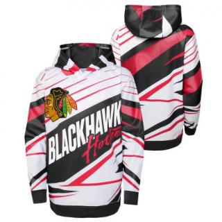 Dětská mikina Chicago Blackhawks Adept Quarterback Sublimated Velikost: Dětské S (6 - 8 let)