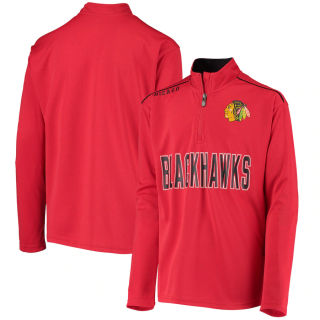 Dětská Mikina Chicago Blackhawks Attacking Zone Quarter-Zip Velikost: Dětské M (9 - 11 let)