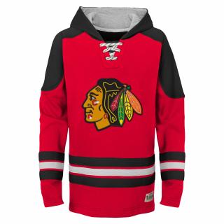 Dětská mikina  Chicago Blackhawks NHL Legendary Pullover Distribuce: USA, Velikost: Dětské M (9 - 11 let)