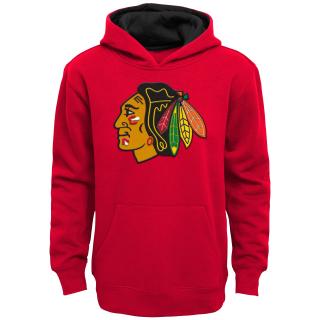 Dětská Mikina Chicago Blackhawks Prime Po Flc Hood Home Velikost: Dětské M (9 - 11 let)