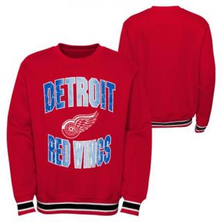 Dětská mikina Detroit Red Wings Classic Blueliner Crew Neck Velikost: Dětské L (11 - 12 let)