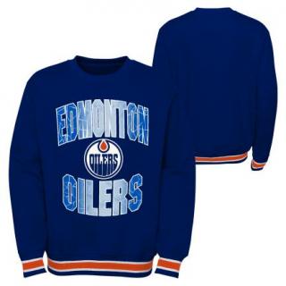 Dětská mikina Edmonton Oilers Classic Blueliner Crew Neck Velikost: Dětské L (11 - 12 let)