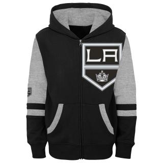 Dětská mikina Los Angeles Kings Faceoff Colorblocked Fleece Full-Zip Velikost: Dětské M (9 - 11 let)