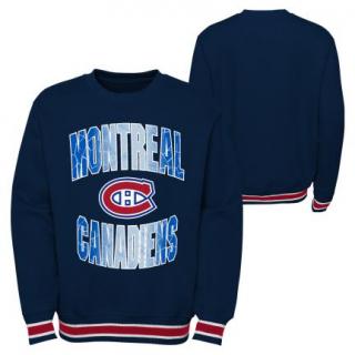 Dětská mikina Montreal Canadiens Classic Blueliner Crew Neck Velikost: Dětské M (9 - 11 let)