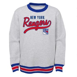 Dětská mikina New York Rangers Legends Crew Neck Pullover Velikost: Dětské S (6 - 8 let)